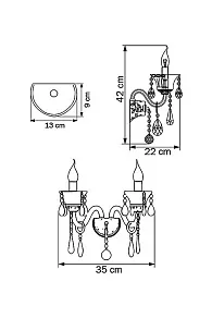 Бра Lightstar Spumo 716623