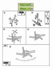 Потолочная люстра Globo Varazze 67057-5D