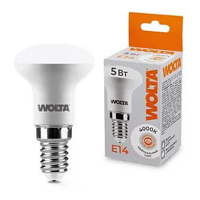 Лампа светодиодная Wolta  E14 5Вт 4000K 25S39R5E14