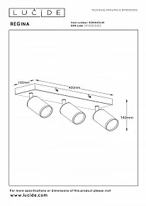 Спот Lucide REGINA 53914/03/41