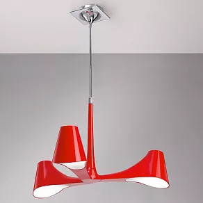 Люстра на штанге Mantra Ora Red 1602