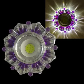 Встраиваемый светильник Reluce  42235-9.0-001PL MR16+LED3W CL/PP