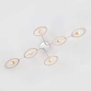 Потолочная люстра Eurosvet Elipse 60083/6 хром