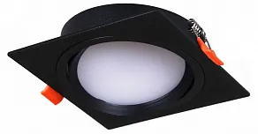 Встраиваемый светильник Reluce Technical  53026-9.0-001LD GX53 BK