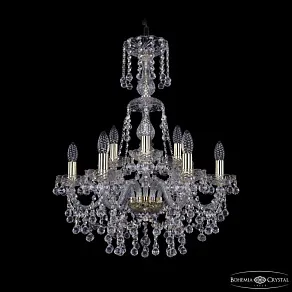 Подвесная люстра Bohemia Ivele Crystal 1409 1409/6+3/195/XL-68 G