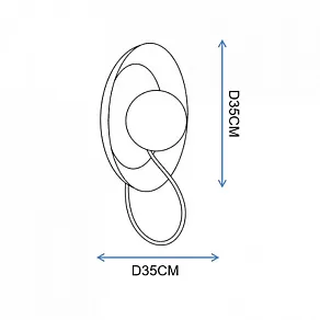 Бра Imperiumloft MARGOTT Black margott-wall01