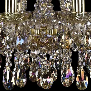 Подвесная люстра Bohemia Ivele Crystal 1413 1413/8/165/G/M701