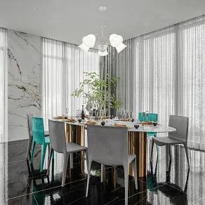 Подвесная люстра Arte Milano Amalfi-8544 338544/5 WT+SL