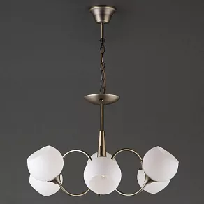 Подвесная люстра Eurosvet Nola 60071/6 античная бронза