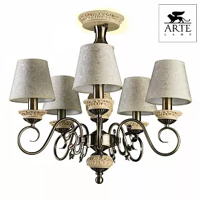 Подвесная люстра Arte Lamp Ivory A9070PL-5AB