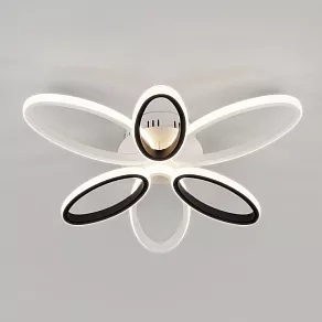 Потолочная люстра Eurosvet Blade 90137/6 белый/чёрный 65W