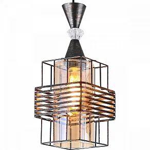 Подвесной светильник Reluce 03128 03128-0.9-03 BK+PATINA GOLD