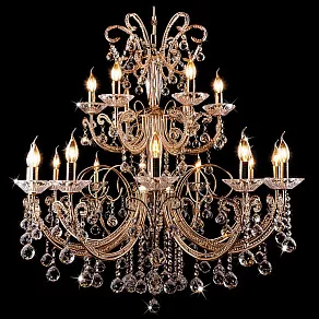 Подвесная люстра Eurosvet Gift 2049/12+6 золото Strotskis