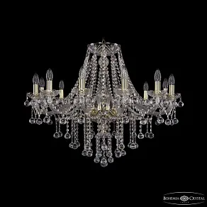 Подвесная люстра Bohemia Ivele Crystal 1415 1415/12/300 G Balls