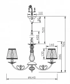 Подвесная люстра Freya Bianchi FR2307-PL-06-WG