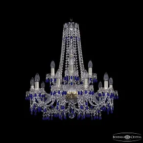 Подвесная люстра Bohemia Ivele Crystal 1410 1410/10+5/240/h-75 G V3001