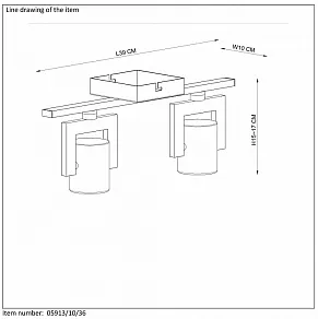 Спот Lucide Conni LED 05913/10/36
