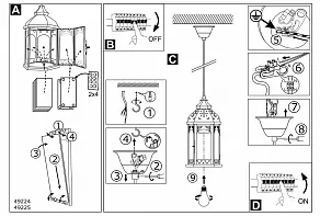 Подвесной светильник Eglo Redford 1 49225