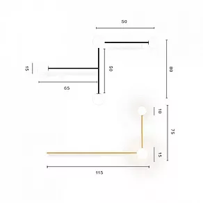 Накладной светильник Imperiumloft LINES LINES-13