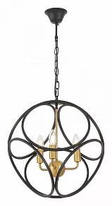 Подвесная люстра LUMINA DECO Casai LDP 1243-3 BK+MD