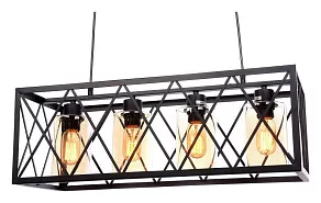 Подвесной светильник LUMINA DECO Nortis LDP 11535-4 BK