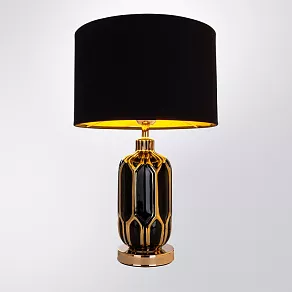 Настольная лампа декоративная Arte Lamp Revati A4016LT-1BK