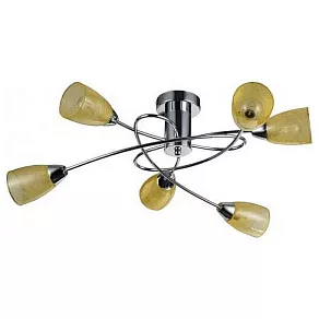 Люстра на штанге Freya Flash FR5103-CL-06-YE