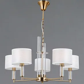 Подвесная люстра ILLUMICO GENOA IL0755-5PSQ-25 BRASS GENOA