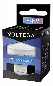 Лампа светодиодная Voltega  GU5.3 7Вт 2800K 4698
