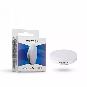 Лампа светодиодная Voltega GX53 6W GX53 6Вт 2800K 7770