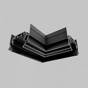 Соединитель угловой L-образный для треков встраиваемых Imex UT25 IL.0007.7101-BK