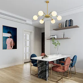 Люстра на штанге Arte Milano Neapolis-71069 273802/6 GD