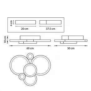 Потолочная люстра Lightstar Breve 749084