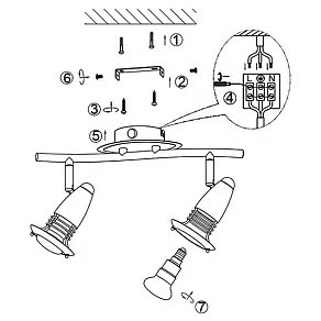Бра Globo Dexter 54342-2