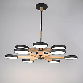 Люстра на штанге Imperiumloft TURNA Black TURNA-DBL01