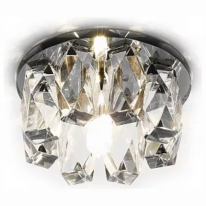 Встраиваемый светильник Ambrella Glass 10 D1047 BK/CL/CH