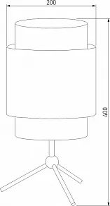 Настольная лампа декоративная TK Lighting Boho White 6565 Boho White