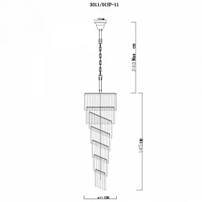 Подвесной светильник Divinare Charlotte 3011/01 SP-11