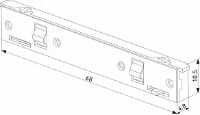 Соединитель линейный для треков Elektrostandard Mini Magnetic a067996