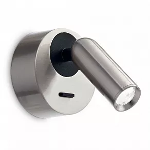 Бра Ideal Lux Bean Round BEAN ROUND AP NICKEL