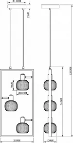 Подвесной светильник Moderli Katrin V3035-3P