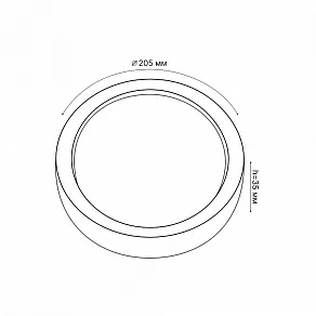 Накладной светильник Volpe ULM-Q240 UL-00005824