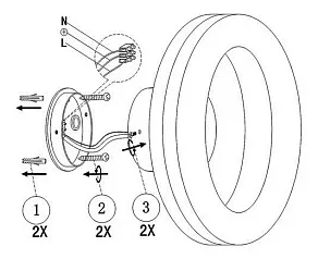Светильник на штанге Globo Devorah 34127