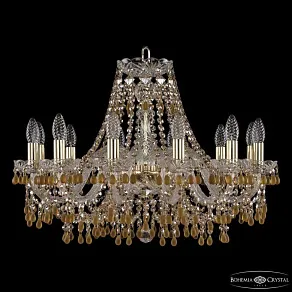 Подвесная люстра Bohemia Ivele Crystal 1410 1410/12/240 G V1003 R721