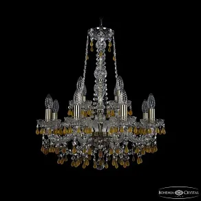 Подвесная люстра Bohemia Ivele Crystal 1410 1410/8+4/195/h-63 Pa V1003