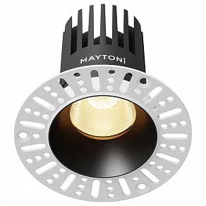 Встраиваемый светильник Maytoni Dip DL121-15W-2.7K-TRS-B