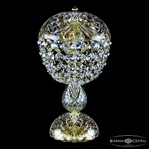 Настольная лампа декоративная Bohemia Ivele Crystal 1477 14771L1/22 Ni
