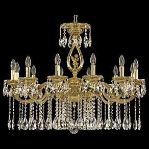 Подвесная люстра Bohemia Ivele Crystal 7501 75401/12/300 A G FA1B