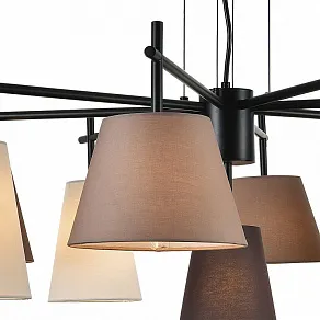 Подвесная люстра Indigo Abbinare 13032/9P Black