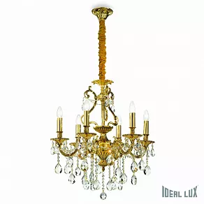Подвесная люстра Ideal Lux Gioconda GIOCONDA SP6 ORO